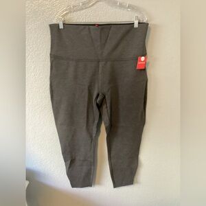 SPANX Gray Leggings with High-Rise Waistband NWT